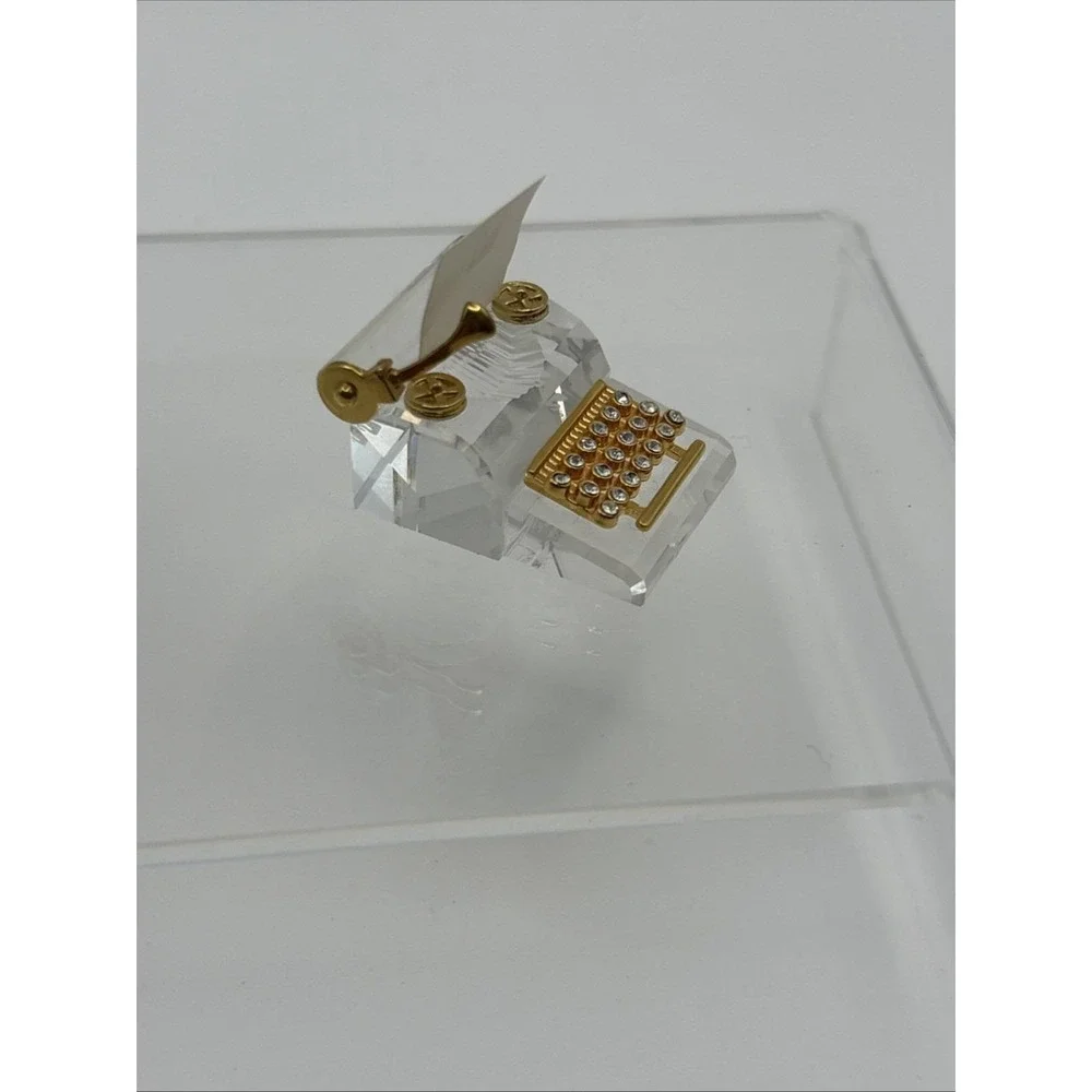 Vtg~Swarovski~Crystal Memories Classics~Mini Typewriter~IOB